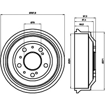 Photo Tambour de frein MINTEX MBD037