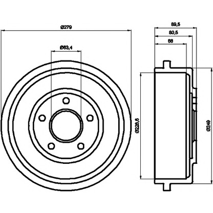 Фото Тормозной барабан MINTEX MBD260