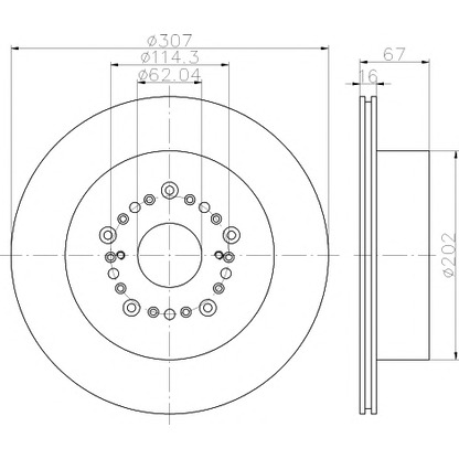 Photo Brake Disc MINTEX MDC906