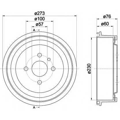 Photo Brake Drum MINTEX MBD003