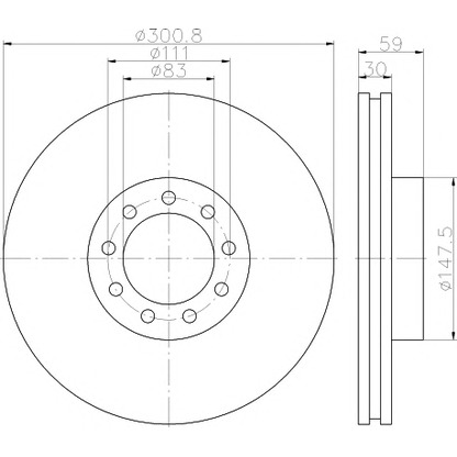 Photo Brake Disc MINTEX MDC1933