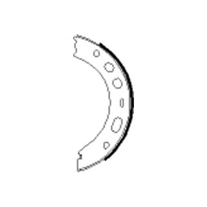 Photo Brake Shoe Set, parking brake MINTEX MFR640