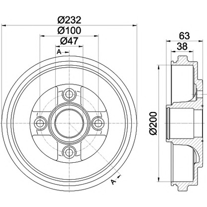 Photo Brake Drum MINTEX MBD311