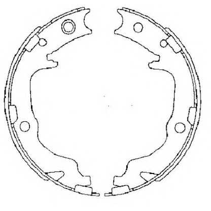 Foto Bremsbackensatz, Feststellbremse MINTEX MFR683