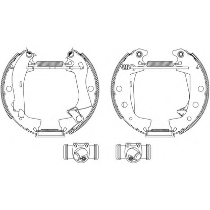 Фото Комплект тормозных колодок MINTEX MSP040