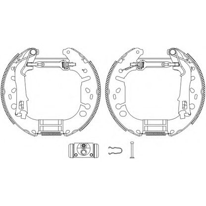 Photo Brake Shoe Set MINTEX MSP290