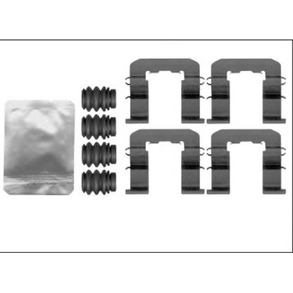 Photo Accessory Kit, disc brake pads MINTEX MBA1893