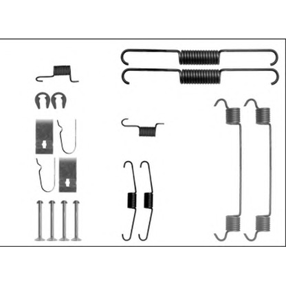 Foto Juego de accesorios, zapatas de freno MINTEX MBA38