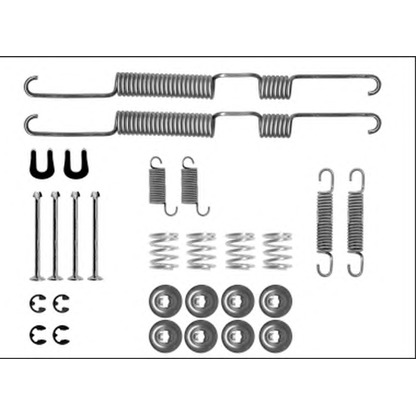 Foto Kit accessori, Ganasce freno MINTEX MBA730