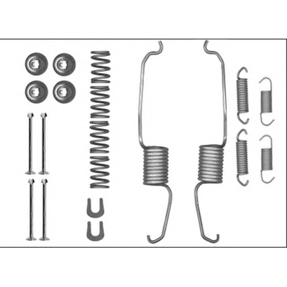 Foto Juego de accesorios, zapatas de freno MINTEX MBA853