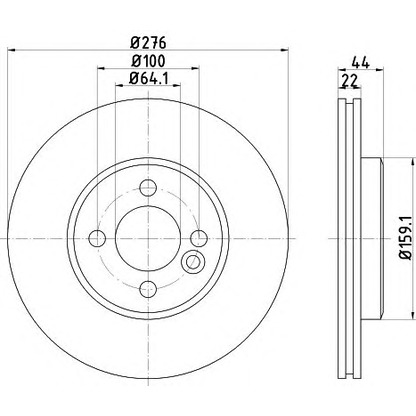 Photo Brake Disc MINTEX MDC2619