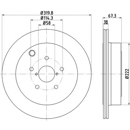 Photo Brake Disc MINTEX MDC2649