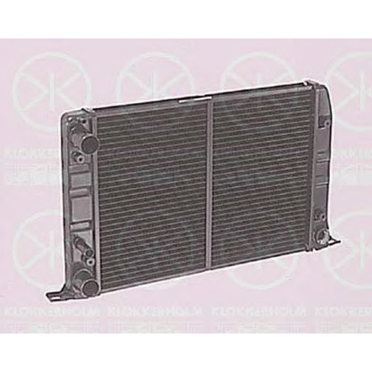 Foto Radiador, refrigeración del motor KLOKKERHOLM 0016302028