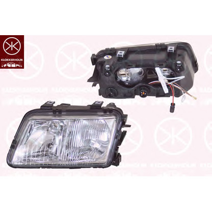 Photo Headlight KLOKKERHOLM 00150132