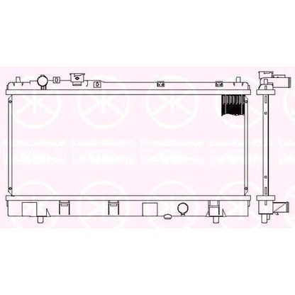 Foto Radiador, refrigeración del motor KLOKKERHOLM 3475302151