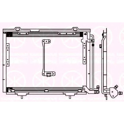 Photo Condenser, air conditioning KLOKKERHOLM 3512305207