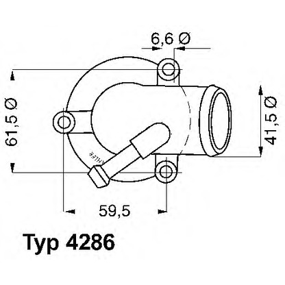 Zdjęcie Termostat, żrodek chłodzący WAHLER 428687D