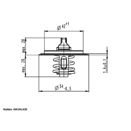 Foto Termostato, refrigerante WAHLER 41039682D