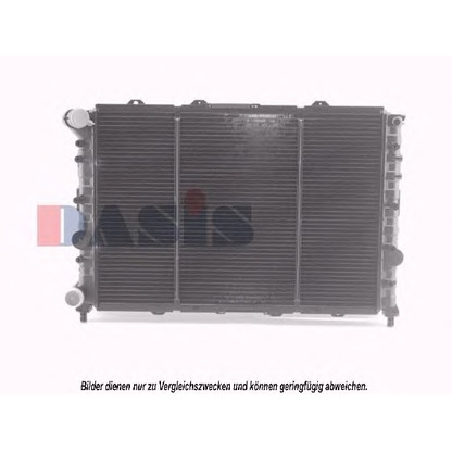 Photo Radiateur, refroidissement du moteur AKS DASIS 010330N