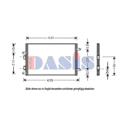 Foto Kondensator, Klimaanlage AKS DASIS 012270N