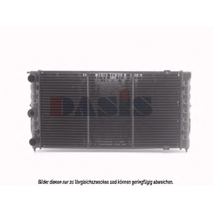 Photo Radiateur, refroidissement du moteur AKS DASIS 040380N