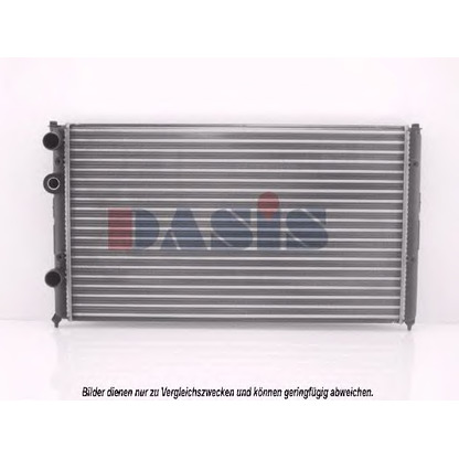 Photo Radiateur, refroidissement du moteur AKS DASIS 040410N