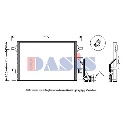 Foto Kondensator, Klimaanlage AKS DASIS 042000N