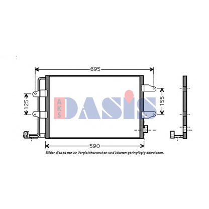 Foto Kondensator, Klimaanlage AKS DASIS 042021N