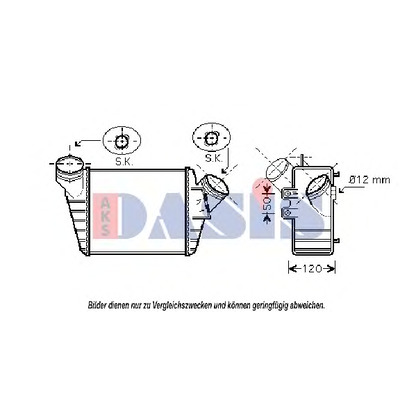 Photo Intercooler, échangeur AKS DASIS 047009N