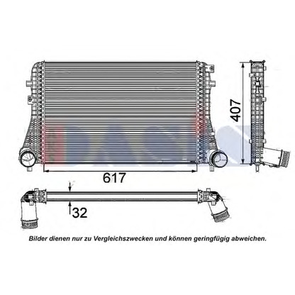 Foto Intercooler AKS DASIS 047026N