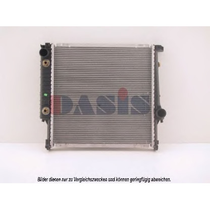 Photo Radiateur, refroidissement du moteur AKS DASIS 050810N