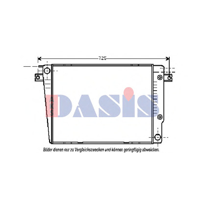 Foto Radiatore, Raffreddamento motore AKS DASIS 050880N