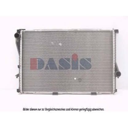 Photo Radiateur, refroidissement du moteur AKS DASIS 051520N