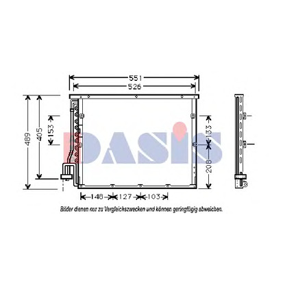 Foto Kondensator, Klimaanlage AKS DASIS 052150N