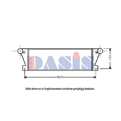 Photo Intercooler, charger AKS DASIS 057010N