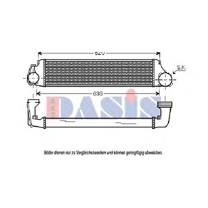 Foto Intercooler AKS DASIS 057012N