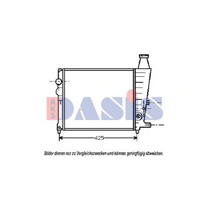 Photo Radiateur, refroidissement du moteur AKS DASIS 060070N