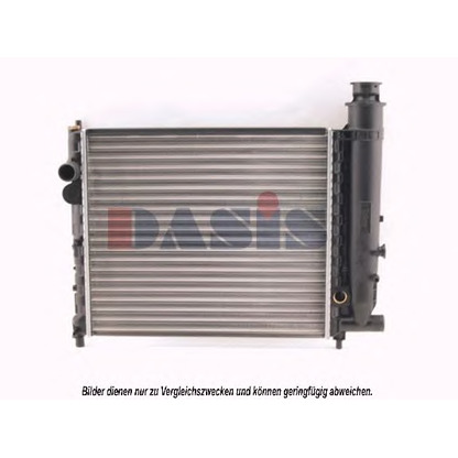 Photo Radiateur, refroidissement du moteur AKS DASIS 060080N