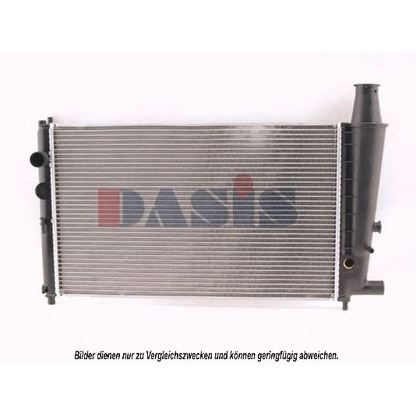 Foto Radiador, refrigeración del motor AKS DASIS 060100N