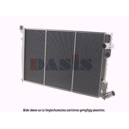 Photo Radiateur, refroidissement du moteur AKS DASIS 060470N