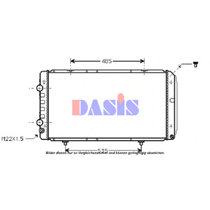 Foto Kühler, Motorkühlung AKS DASIS 060620N