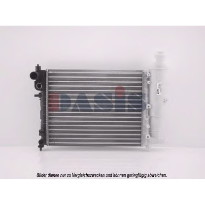 Photo Radiateur, refroidissement du moteur AKS DASIS 060780N