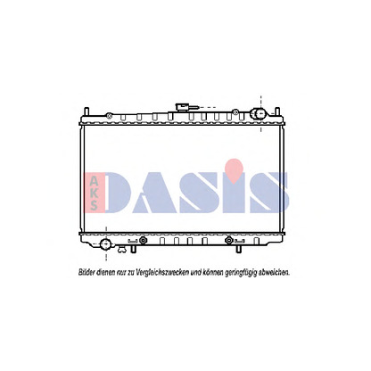 Photo Radiator, engine cooling AKS DASIS 070043N