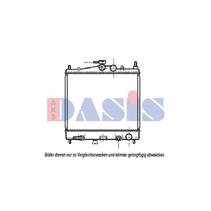 Photo Radiator, engine cooling AKS DASIS 070066N