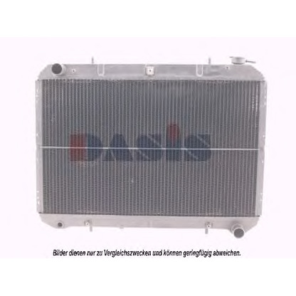 Photo Radiateur, refroidissement du moteur AKS DASIS 070260N