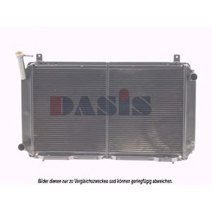 Фото Радиатор, охлаждение двигателя AKS DASIS 071170N