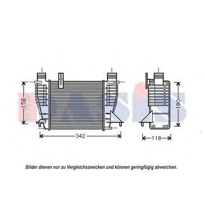 Photo Intercooler, charger AKS DASIS 077008N