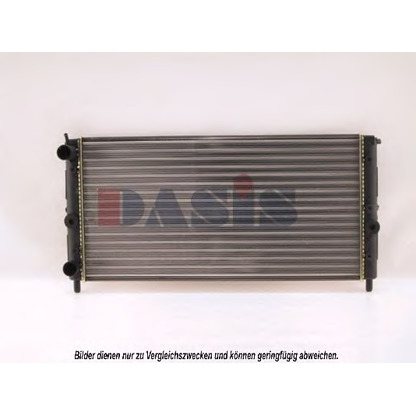 Photo Radiateur, refroidissement du moteur AKS DASIS 080550N