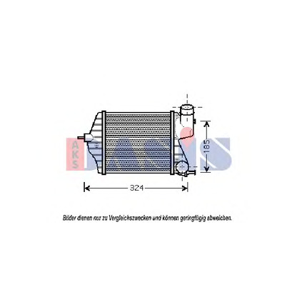 Photo Intercooler, échangeur AKS DASIS 087009N