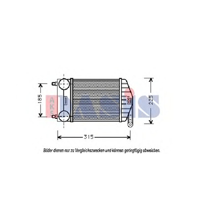 Photo Intercooler, échangeur AKS DASIS 087010N